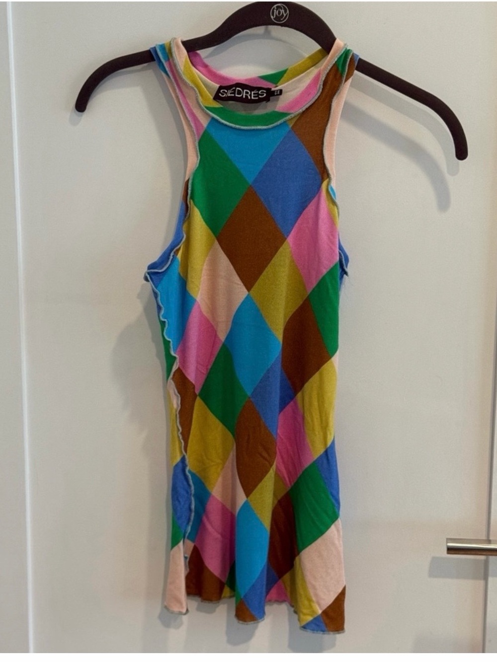 SIEDRÉS Pastel Multicolor Knit Tank Top